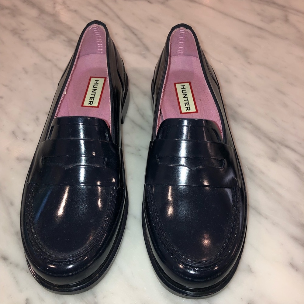 Hunter original penny loafers